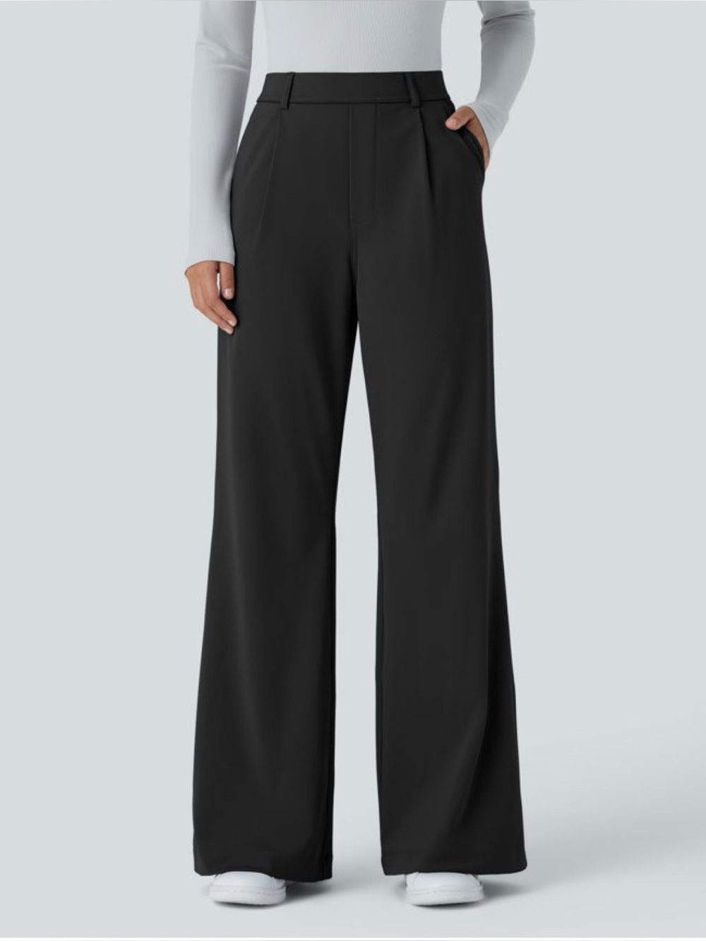 Halara Flex™ DayStretch High Waisted Pocket Work Flare Pants Size Medium Tall